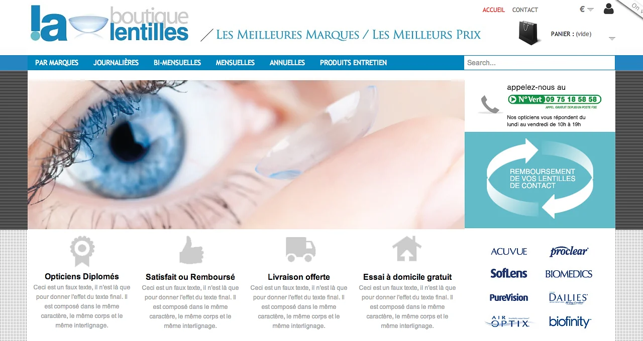 La Boutique Lentilles